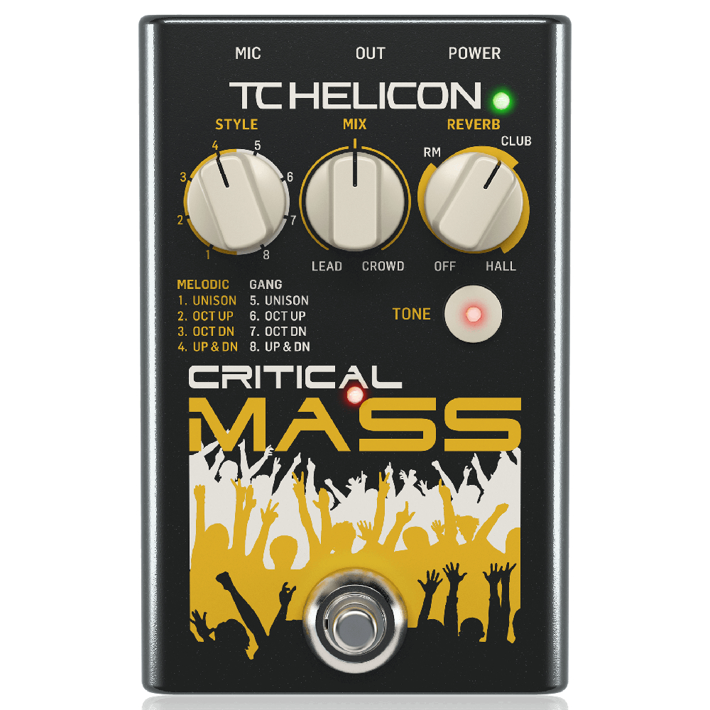 TC Helicon CRITICAL MASS Vokal Pedalı